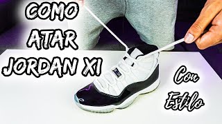 ⚠️COMO ATAR JORDAN 11 / 2024 / (5 ESTILOS/ON FEET)🔥/ How to LACE JORDAN 11 /JORDAN XI