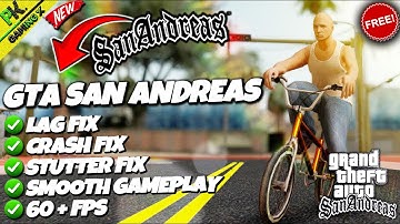 How To Fix Lag In GTA San Andreas | Boost Fps🚀| Smooth Gameplay🎮| Lower End PC🔥