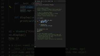 Python Class & Object Explained in 60 Seconds (Beginner Friendly + Interview Ready)#hitcodear#python