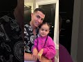 Ronaldo and his daughters