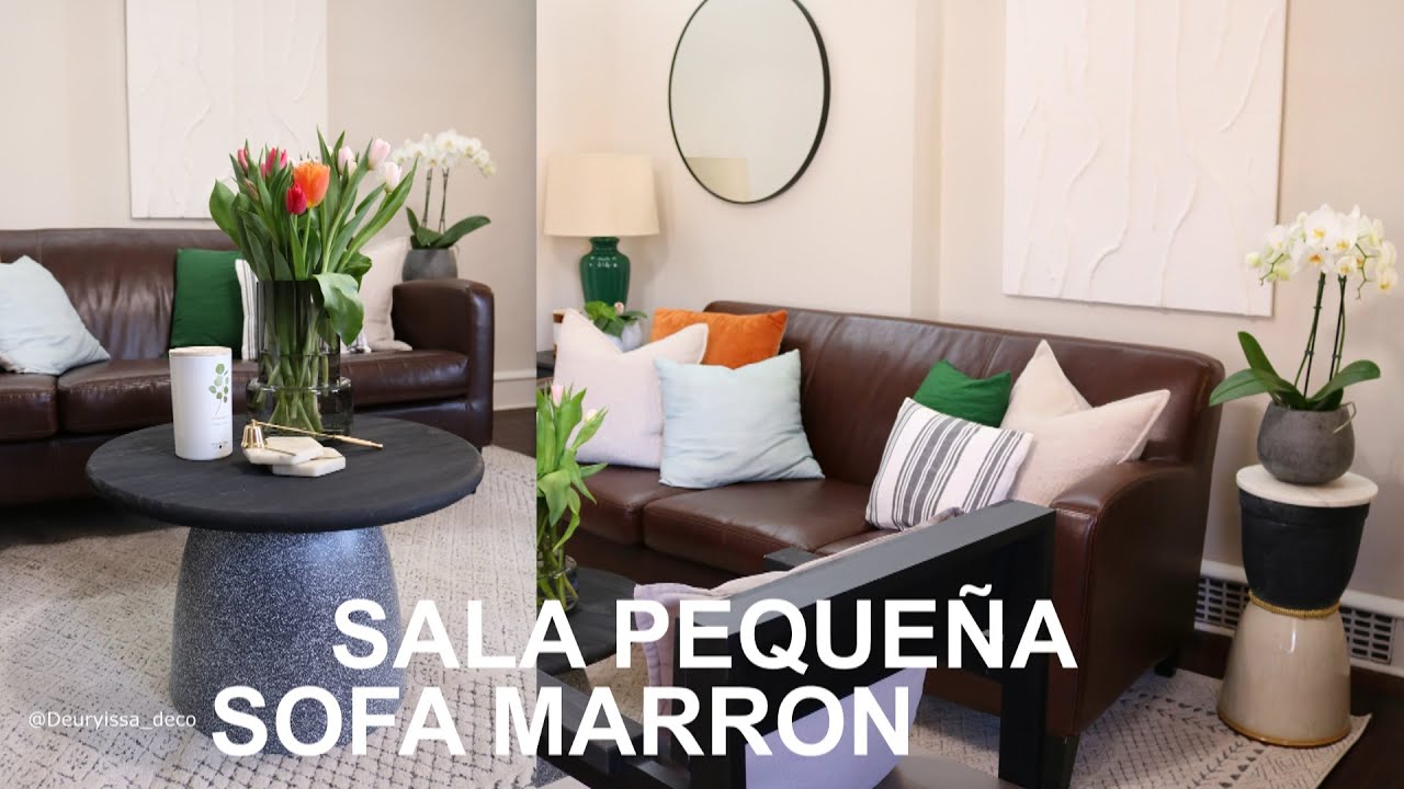 Cómo decorar SALA si es PEQUEÑA, con muebles y quiero | Ideas fáciles para SALONES - YouTube