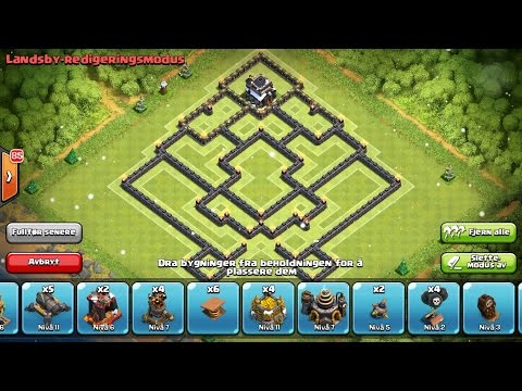 Clash of clans th9 base