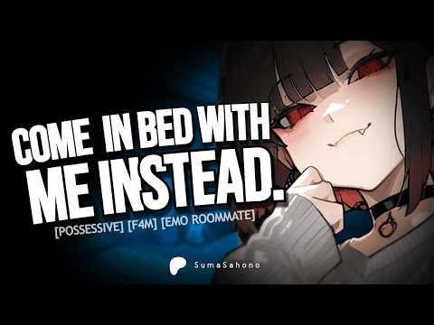 [F4M] - Your Goth girl roommate Confesses Everything In Bed!?