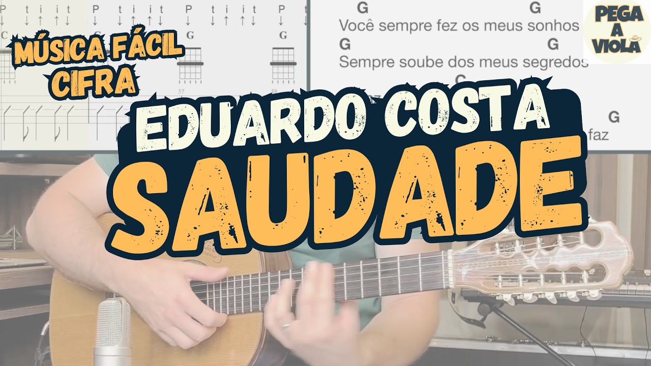 Saudade - Eduardo Costa | Aprender na Viola