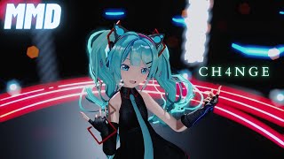 【Mmd】Ch4nge Sour式初音ミク【4K60fps】