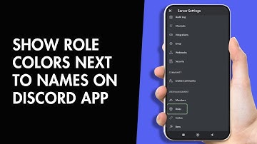 How to Show Role Colors Next to Names on Discord App
