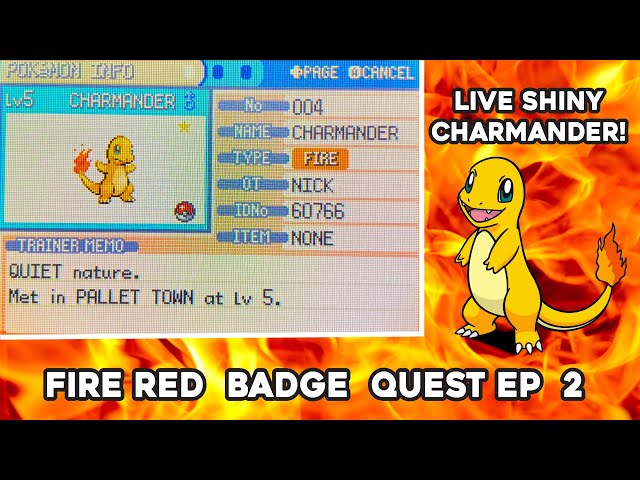 Shiny Charizard - firered version - Shiny rare Charizard