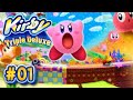 Guia de Kirby Triple Deluxe (Nintendo 3DS) Parte 1 M. 1: Floresta Frondosa: N.1 #Kirbytripledeluxe
