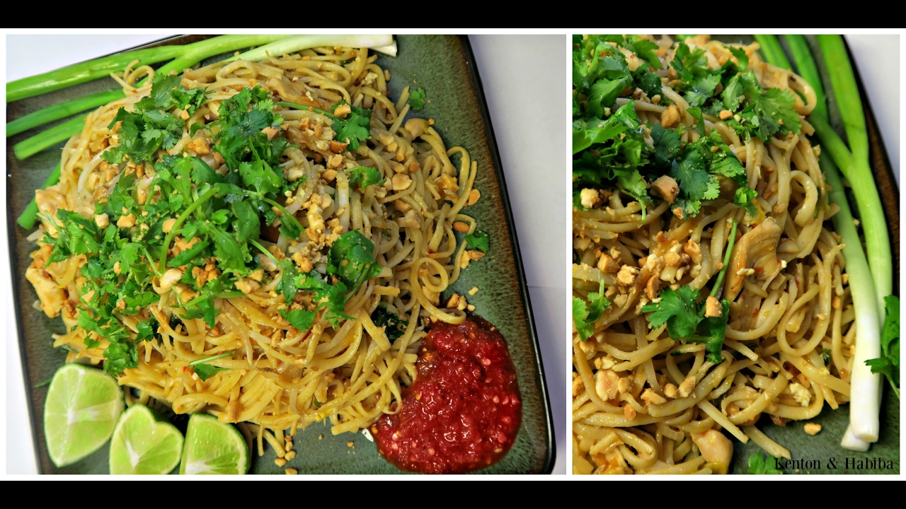 Linguine PAD THAI inspired dish ! Cooking with Sons. Detailed Kenton