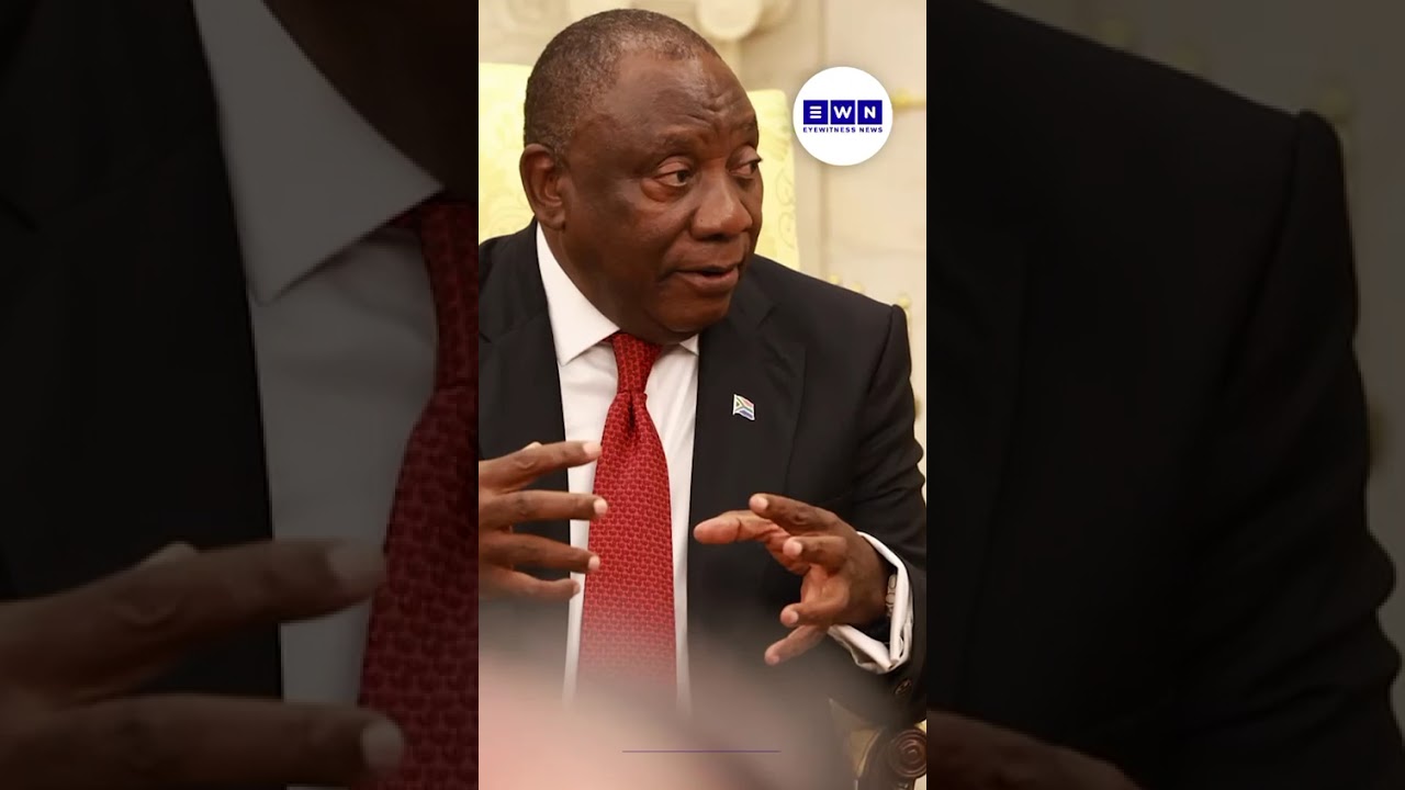 Tshidi Madia wraps up Trump and Ramaphosa meeting