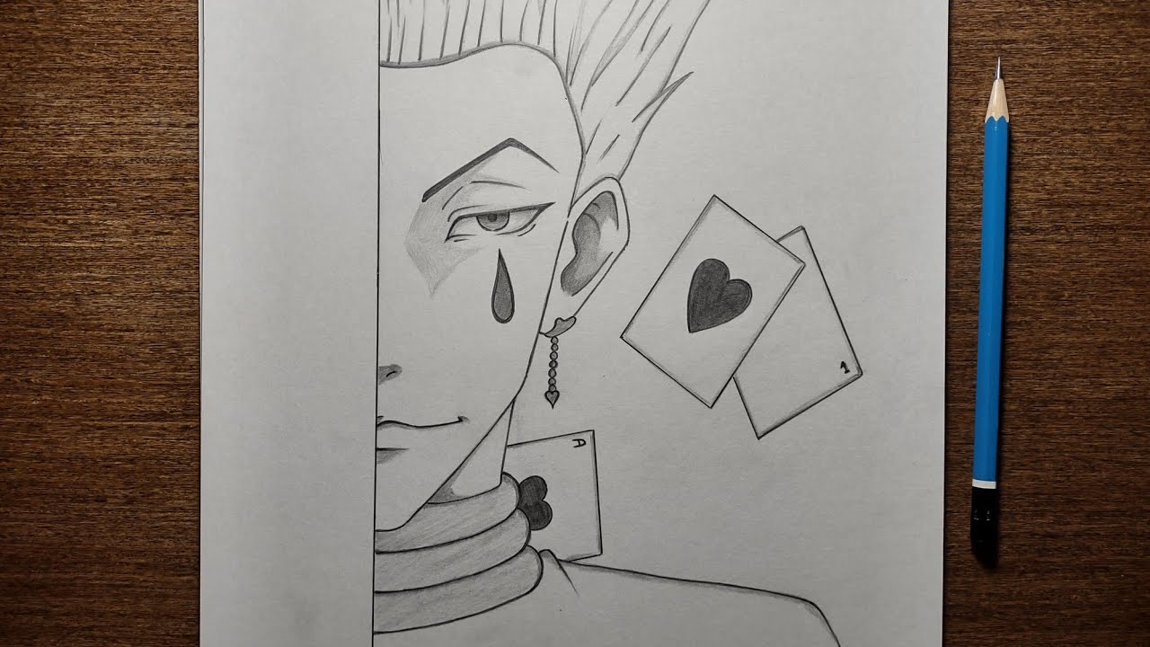 تعليم رسم هيسوكا من انمي القناص خطوة بخطوة للمبتدئين | رسم انمي القناص