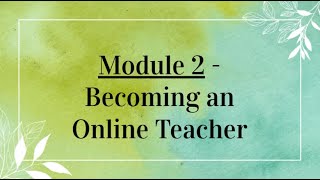 Module 2 - Screencast