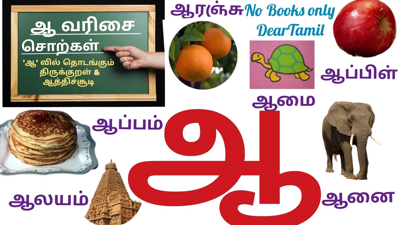 ஆ வரிசை சொற்கள்- 50/Aa Letter Words in Tamil
