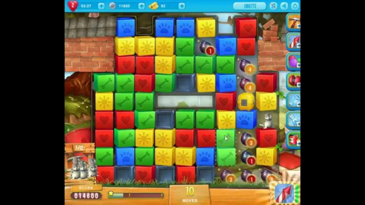 Pet Rescue Saga level 825 no hammers 😈 ►TOBIAS DEAMON◄