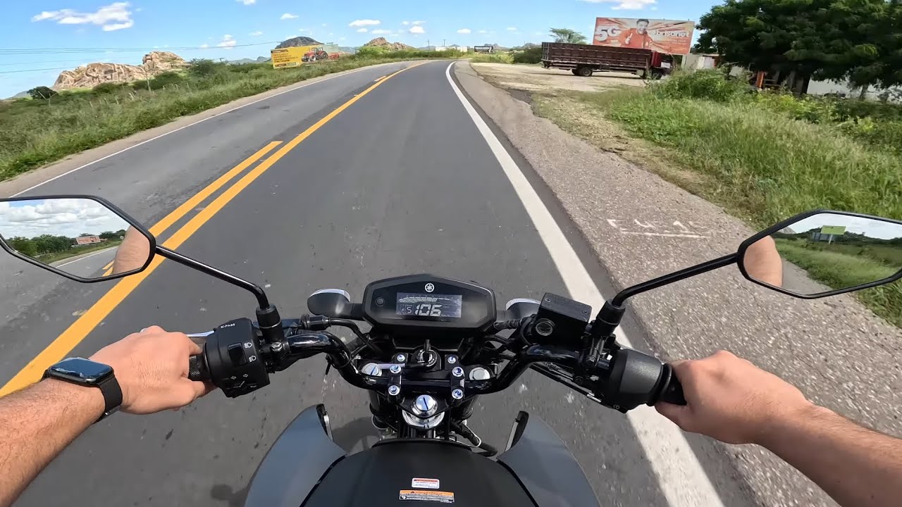 Top Speed de Yamaha Factor 150 2025 4K   Link do iPhone na Descrição (4K) - Link iPhone 16 desc.