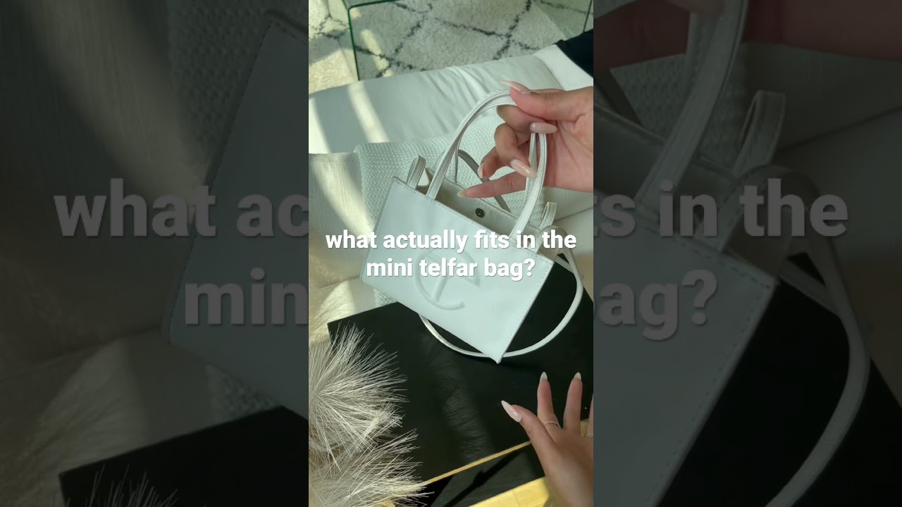 what&rsquo;s in my mini telfar bag?