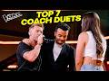 TOP 7 Coach Duets...The BIGGEST Stars on Earth COLLIDED! | The Voice