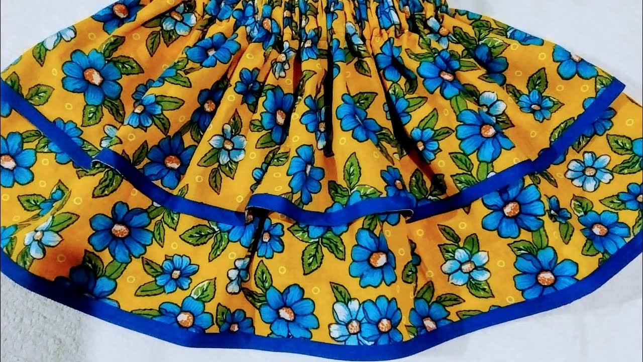 O JEITO MAIS FÁCIL DE FAZER SAIA CAIPIRA.QUALQUER TAMANHO.