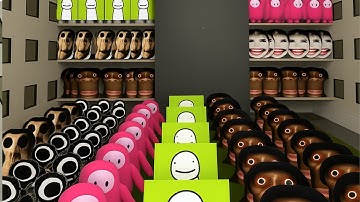 POV AUUGH YOSHIE CREPPUNGA FLEE AND UNLIMITED NEXTBOTS GMOD IN HOTEL FUN! #gmod #experiaindiga