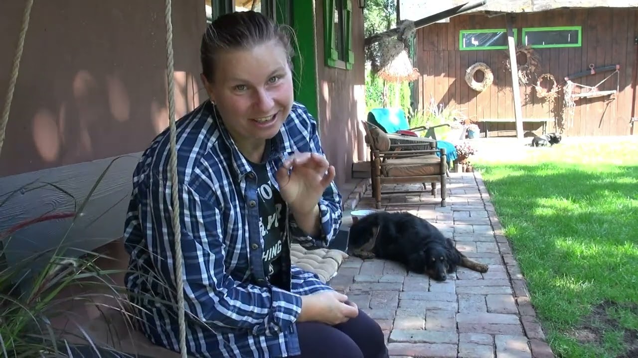 Maluje dom/susze zbiory/Kompozycja - korzeń z wieńcem.