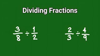 how to divide fractions