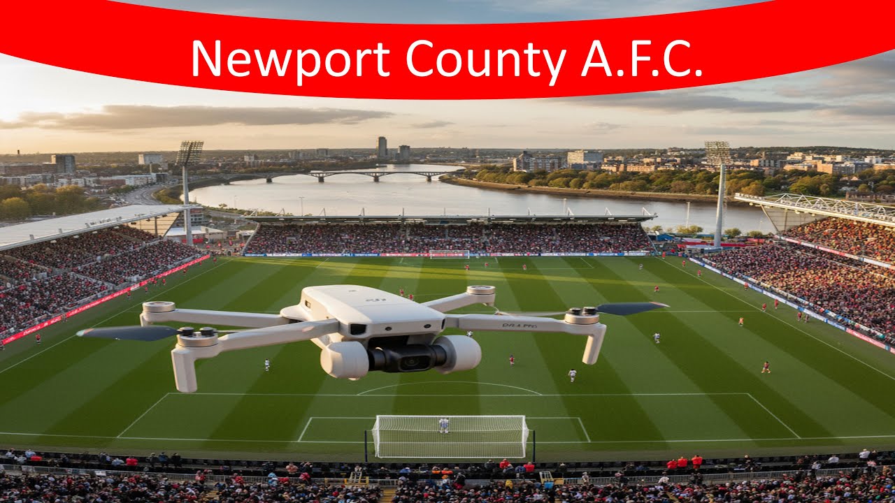 Озвученная экскурсия по Родни-Пэрейду с воздуха ⚽ 4K Drone Cinematic 077 Newport AFC