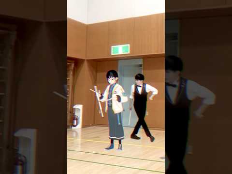 Vtuberと大道芸人のコラボを記録した貴重な映像【ジャグリング デビルスティック 現実顕現】 #vtuber #AR