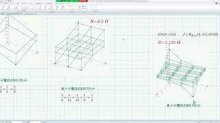 Mathcad P9-EC-56 (Visualization of the effect of changing the resistance between arbitrary nodes-3.)