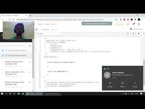 Linked List Random Node