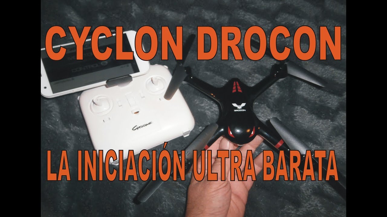 el drone mas economico DROCON CYCLON CONCLUSIONES ¿EL DRON DE INICIACIÓN + BARATO?