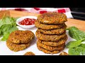 Baked Vegetable Patties Recipe (Vegan & Grain-free) | How to make Vegetable Patty | Zucchini Patties