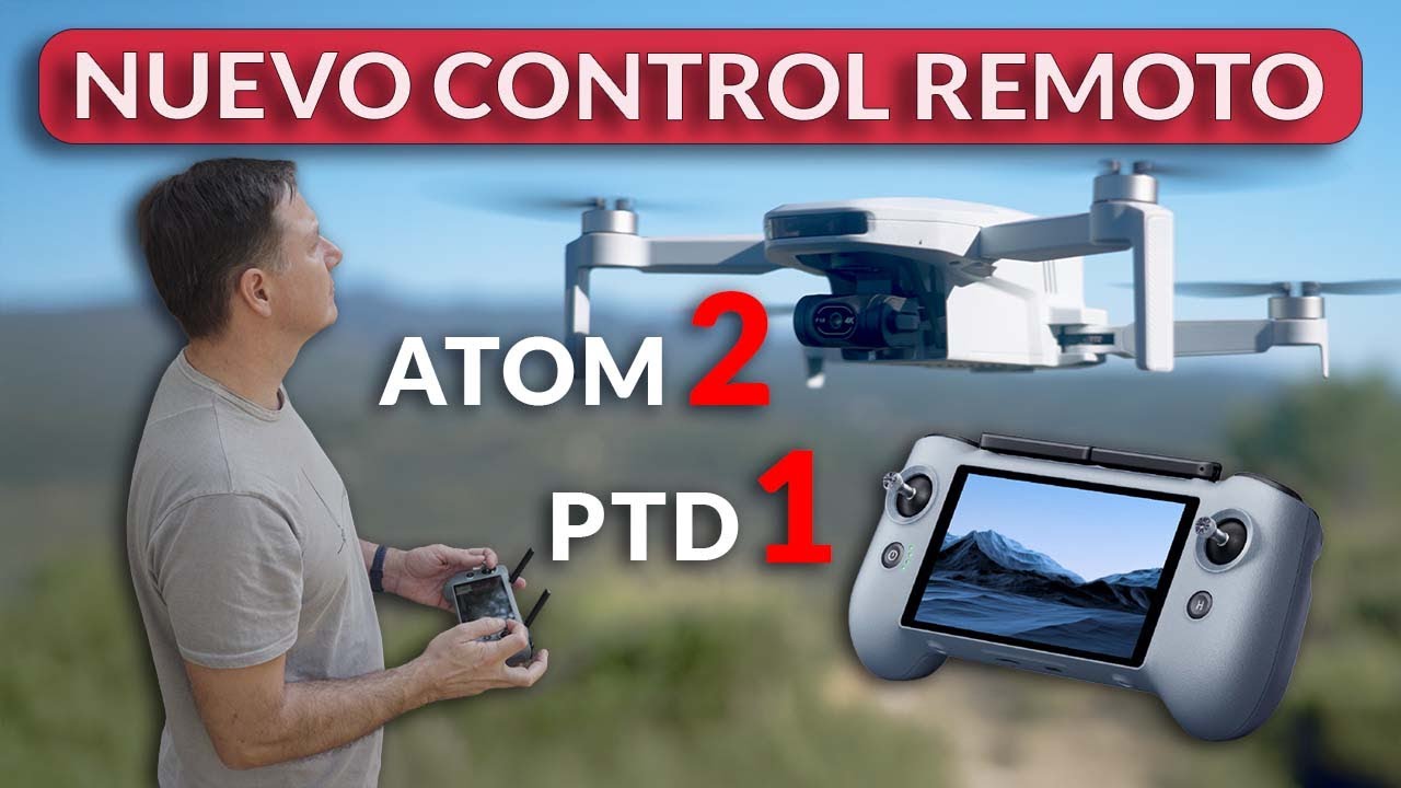 🔴🔥 POTENSIC PTD1 — El NUEVO MANDO con PANTALLA para el ATOM 2 😱 (Alcance 10KM y 3H de batería!)