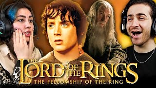 Watching *THE LORD OF THE RINGS: The fellowship of the ring* with my girlfriend !!