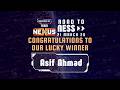 Random Viewer Wins FREE Visitor Pass! 🎉 (Asif Ahmed)