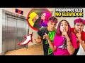 PRENDEMOS O LEOZIN E A KATLEN NO ELEVADOR *Teve beijo ?