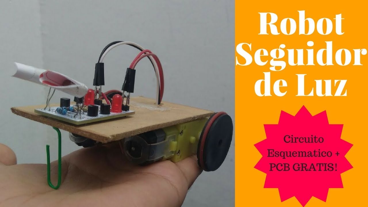 TUTORIAL Robot Seguidor De Luz - YouTube