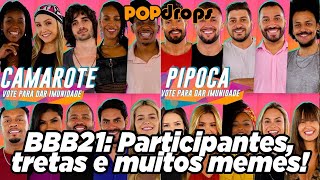 BBB21: Participantes, tretas e muitos memes! #PopDrops @PopZone