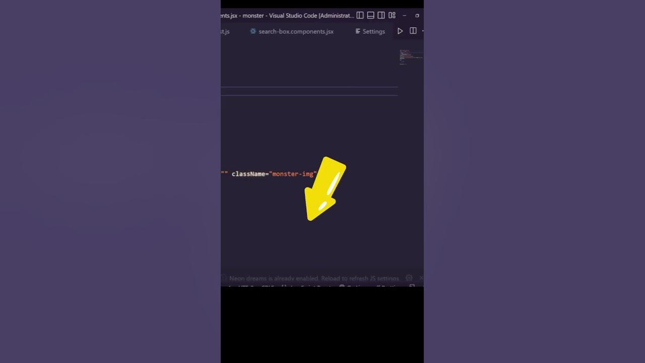 VS Code glowing theme | visual studio code neon glow theme | vscode ...