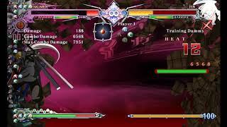Hakumen OD throw combo