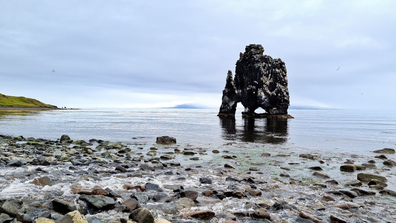 Akureyri to Hólmavík, Road 711, 717, 68, Þrístapar, Borgarvirki, Hvitserkur Seals. Iceland Road Trip — Borgarvirki — video poster