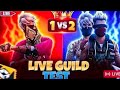 Region top 1 guild test 1v4 😱. #freefire