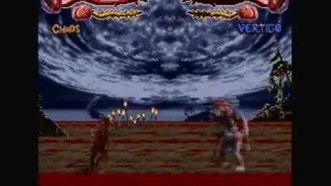 Primal Rage (SNES) - Chaos Arcade Run