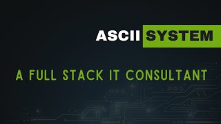 Ascii System - Trustable Full Stack It Consultant