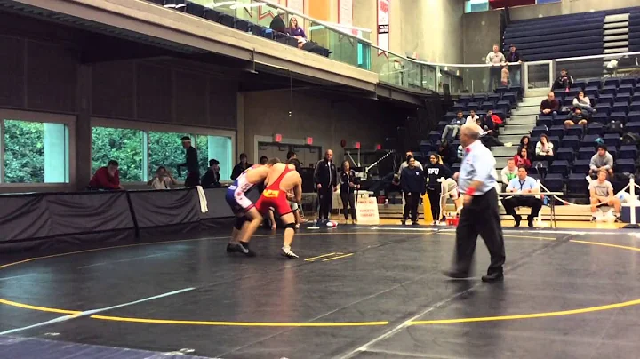 2015 SFU Invitational: 70 kg Matt Iwicki vs. James...