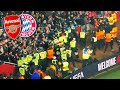 ARSENAL BAYERN Bayern Fans Clash With Arsenal Stewards Ausschreitungen Bayern Fans In London