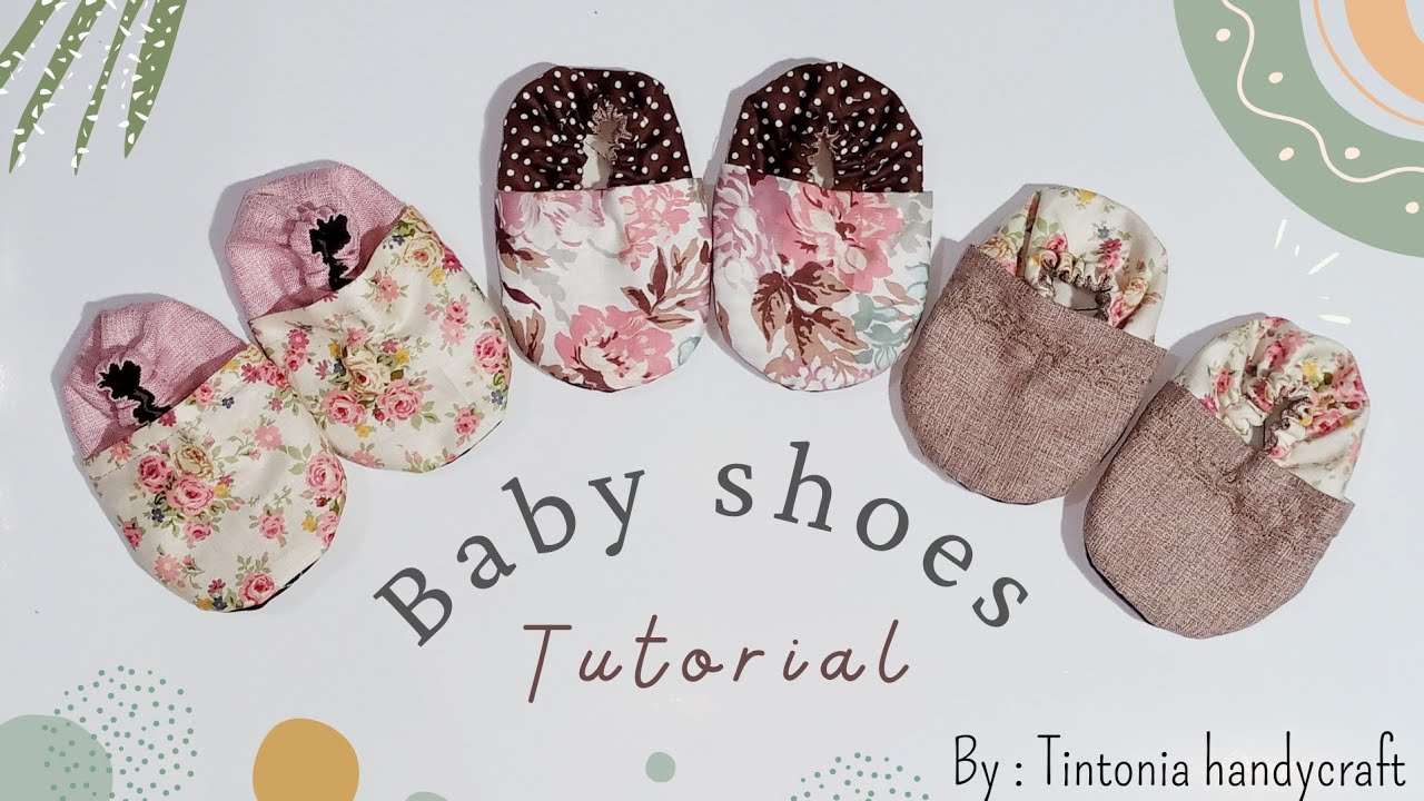 DIY cara membuat sepatu bayi how to sew baby shoes baby shoes
