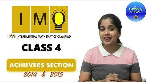 IMO Class 4 - Achievers Section - 2014 - 2015