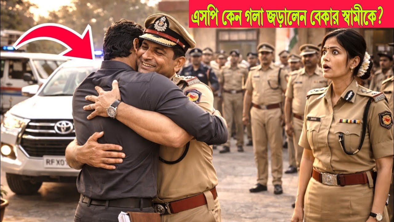 যে স্বামীকে দারোগা স্ত্রী অপমান করেছিল,৫ বছর পর সেই স্বামীকে এসপি জড়িয়ে ধরলেন,পুরো থানা স্তব্ধ।