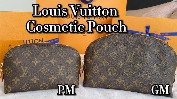 LOUIS VUITTON Damier Azur Cosmetic Pouch GM 184389