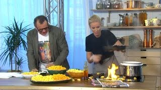 Television Host Celebrates Cheese Doodle Day And Everything Catches Fire